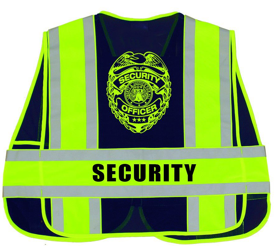 REFLECTIVE DUTY VESTS FOR SECURITY