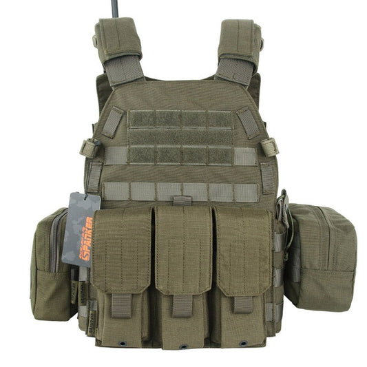 New EXCELLENT ELITE SPANKER Tactical Vest Suit Plate Carrier Molle Hunting Vest Suit Airsoft Vests