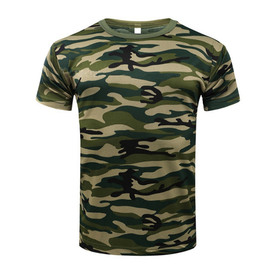 New Men Camouflage Quick Dry Tights Army Edc Tactical Outdoor Hunting T-shirt