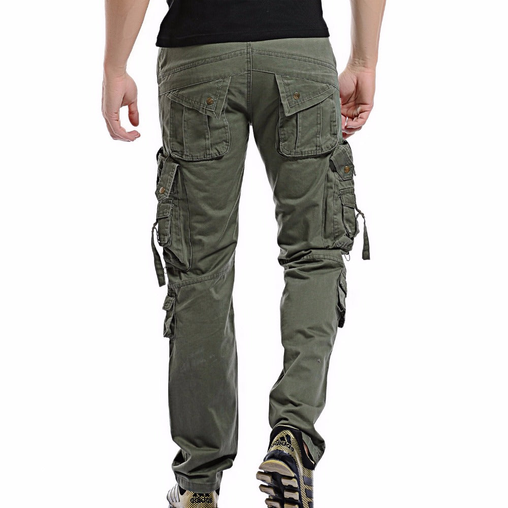Fashion Military Cargo Pants Overalls Casual Baggy Army Cargo Pants Me ...