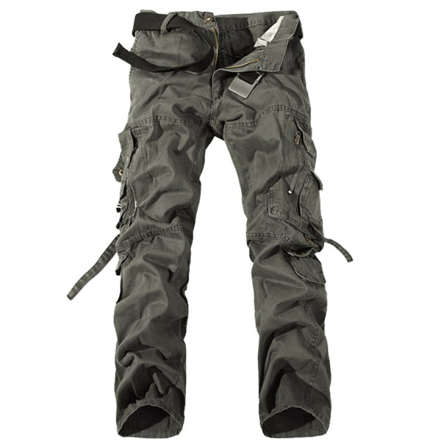 Fashion Military Cargo Pants Overalls Casual Baggy Army Cargo Pants Me ...