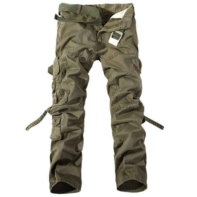 Fashion Military Cargo Pants Overalls Casual Baggy Army Cargo Pants Me ...