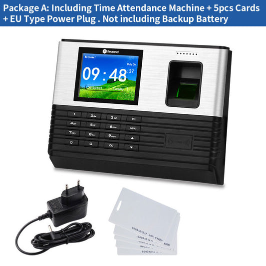 WiFi Wireless RFID Fingerprint Time Attendance Machine